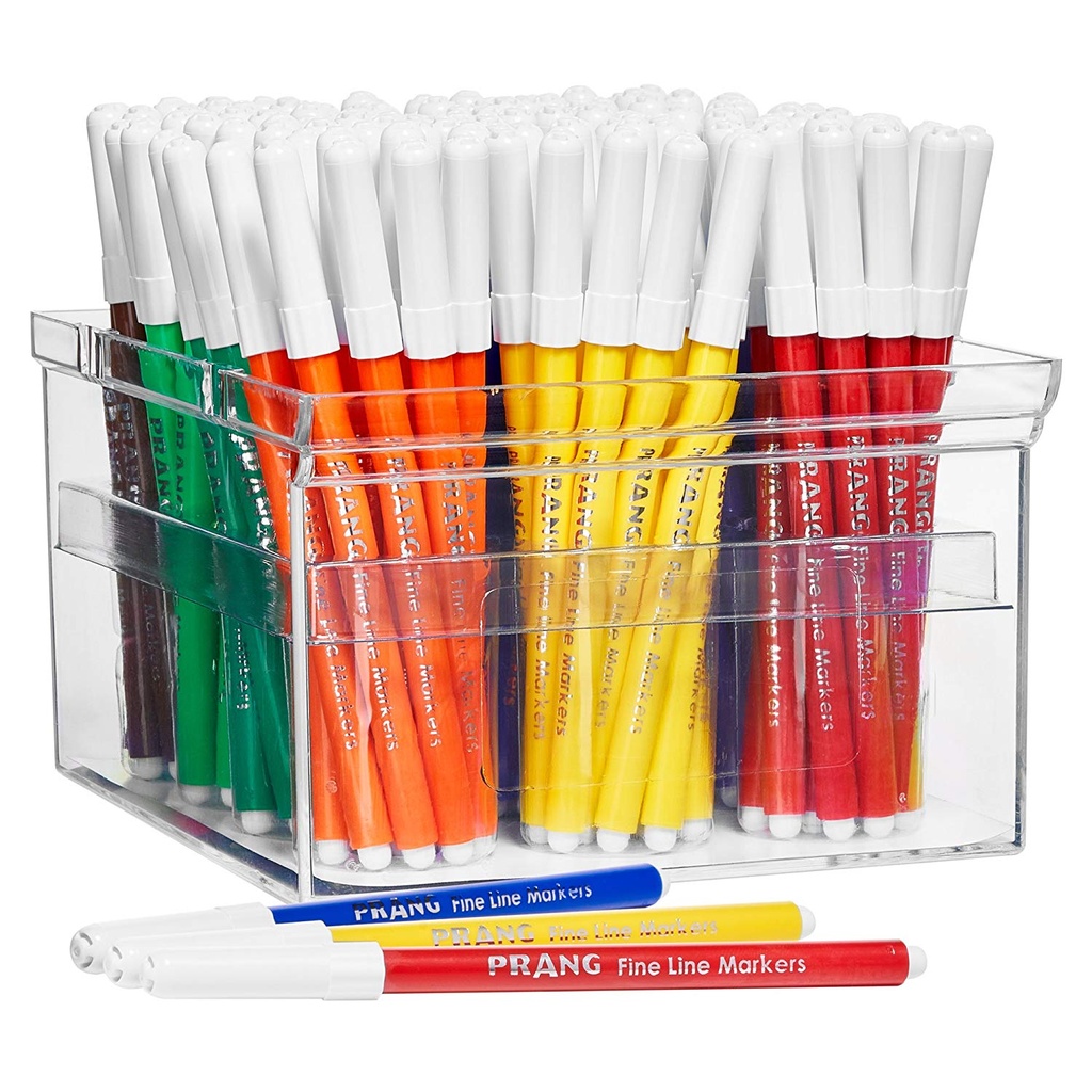 144ct Prang Classic Art Markers Fine Tip in Storage Container