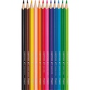 Color'Peps Triangular Colored Pencils, Pack of 12