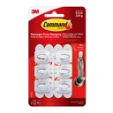 Command™ Mini Hooks, White, 6 Per Pack, 6 Packs