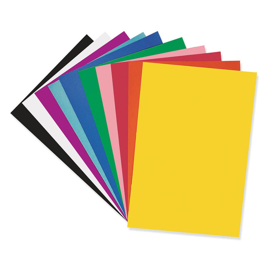 Assorted Peacock Poster Board 50 Count  Pack