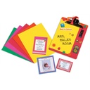 100ct 8.5x11 5 Bright Colors Array Card Stock