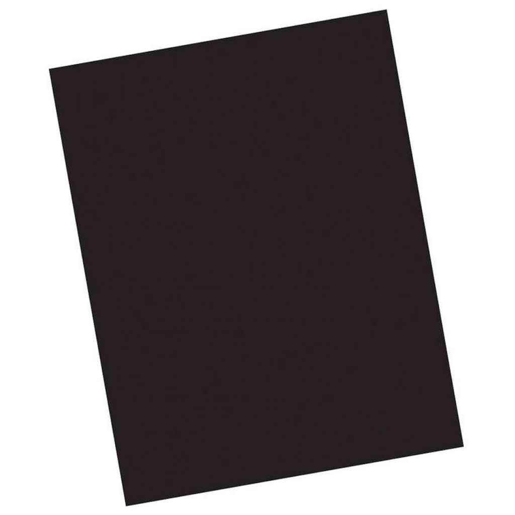 100ct 8.5x11 Black Card Stock