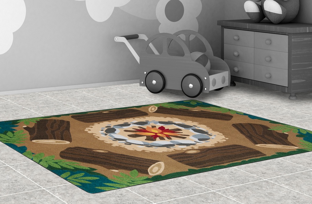 Campfire Fun Rug 5' 4" x 7' 8" Rectangle