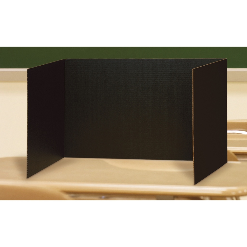 Privacy Boards, Black, 48" x 16", 4 Per Pack, 2 Packs