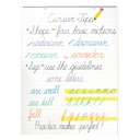 24x32 2in Rule DNealian Cursive Chart Tablet