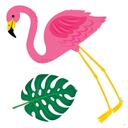 Palm Paradise Flamingo Fun Designer Cut Outs