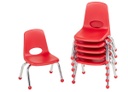 Red 10 inch Stacking Chair   Each
