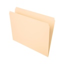 100ct Straight Cut Manila File Folders  Box