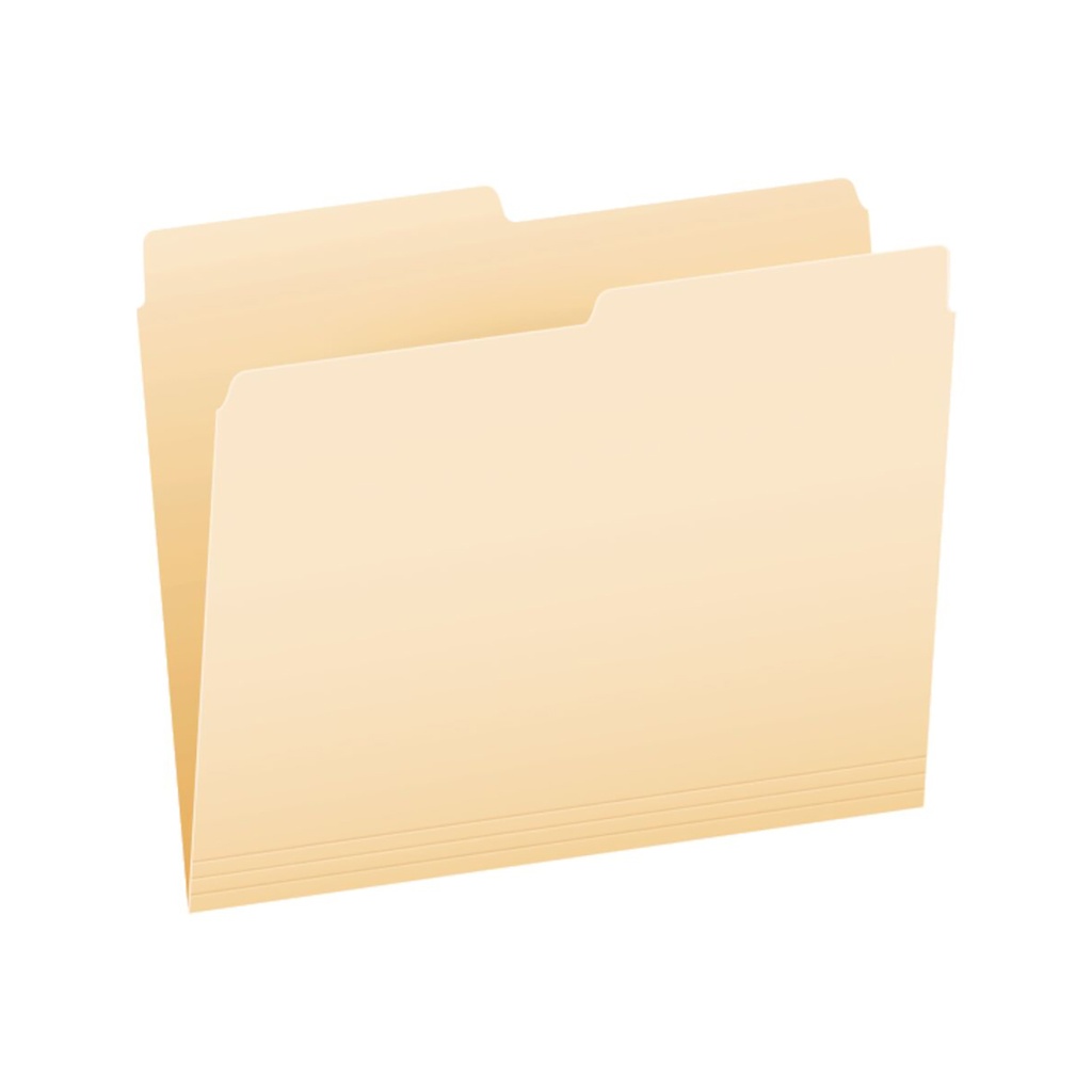 100ct Half Cut Manila File Folders      Box