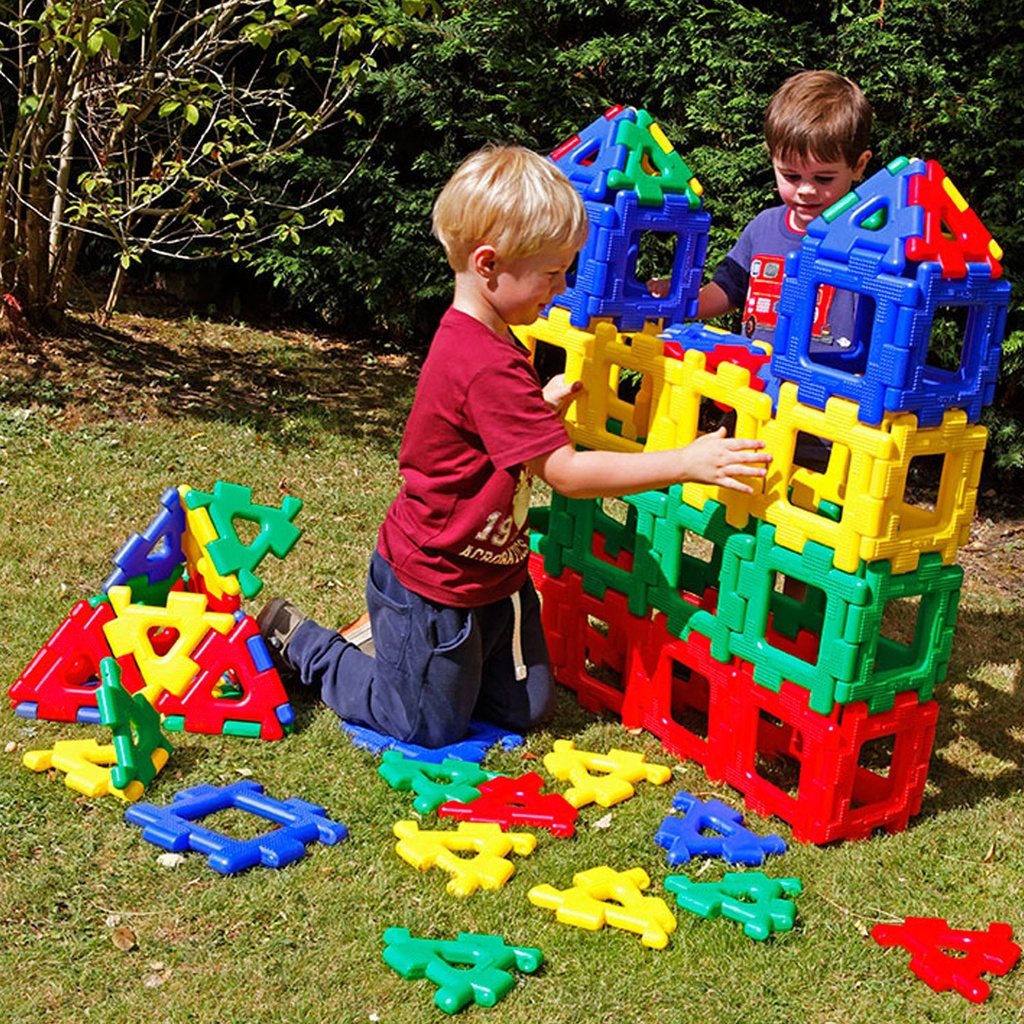 Giant Polydron Set, Pack of 40
