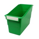 Tattle® Shelf File, Green, Pack of 6