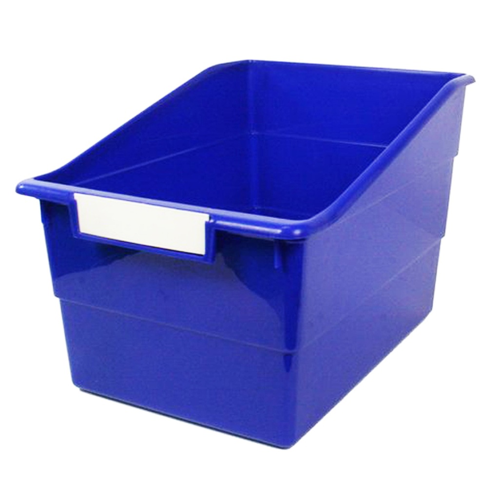 Tattle® Wide Shelf File, Blue, Pack of 3