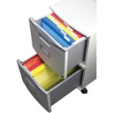 2 Drawer Mobile File Cabinet with Lock Putty