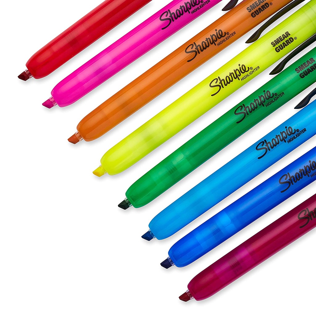 8 Color Sharpie Accent Retractable Highlighters