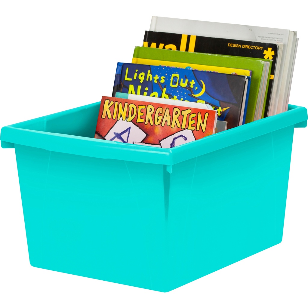 Small Classroom Storage Bin Teal Each