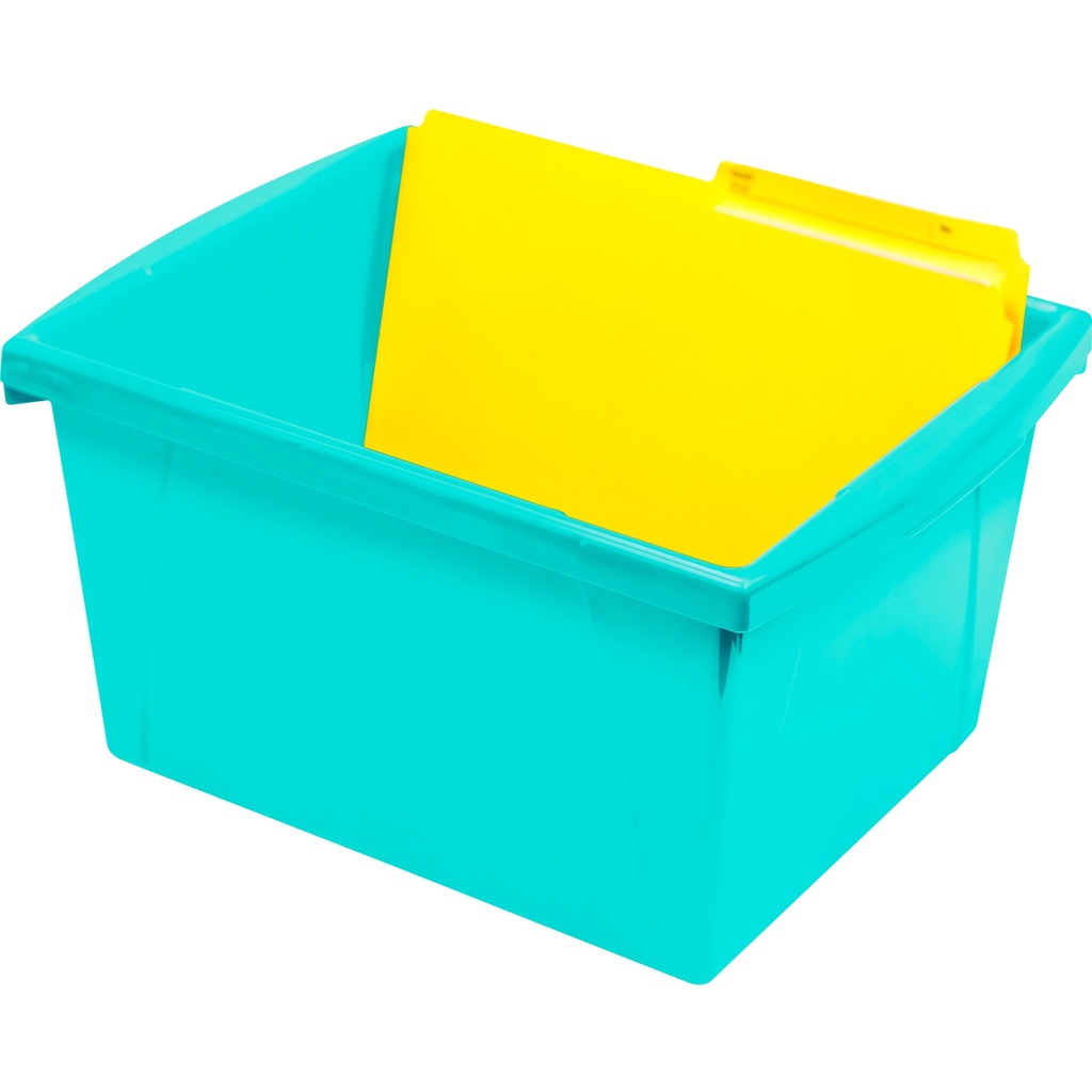 Small Classroom Storage Bin Teal Each