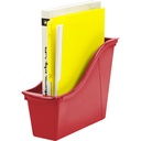 Small Book Bin Red