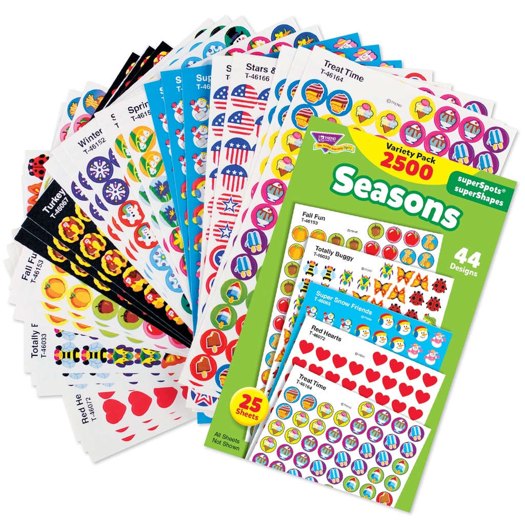 Seasons Superspot Stickers