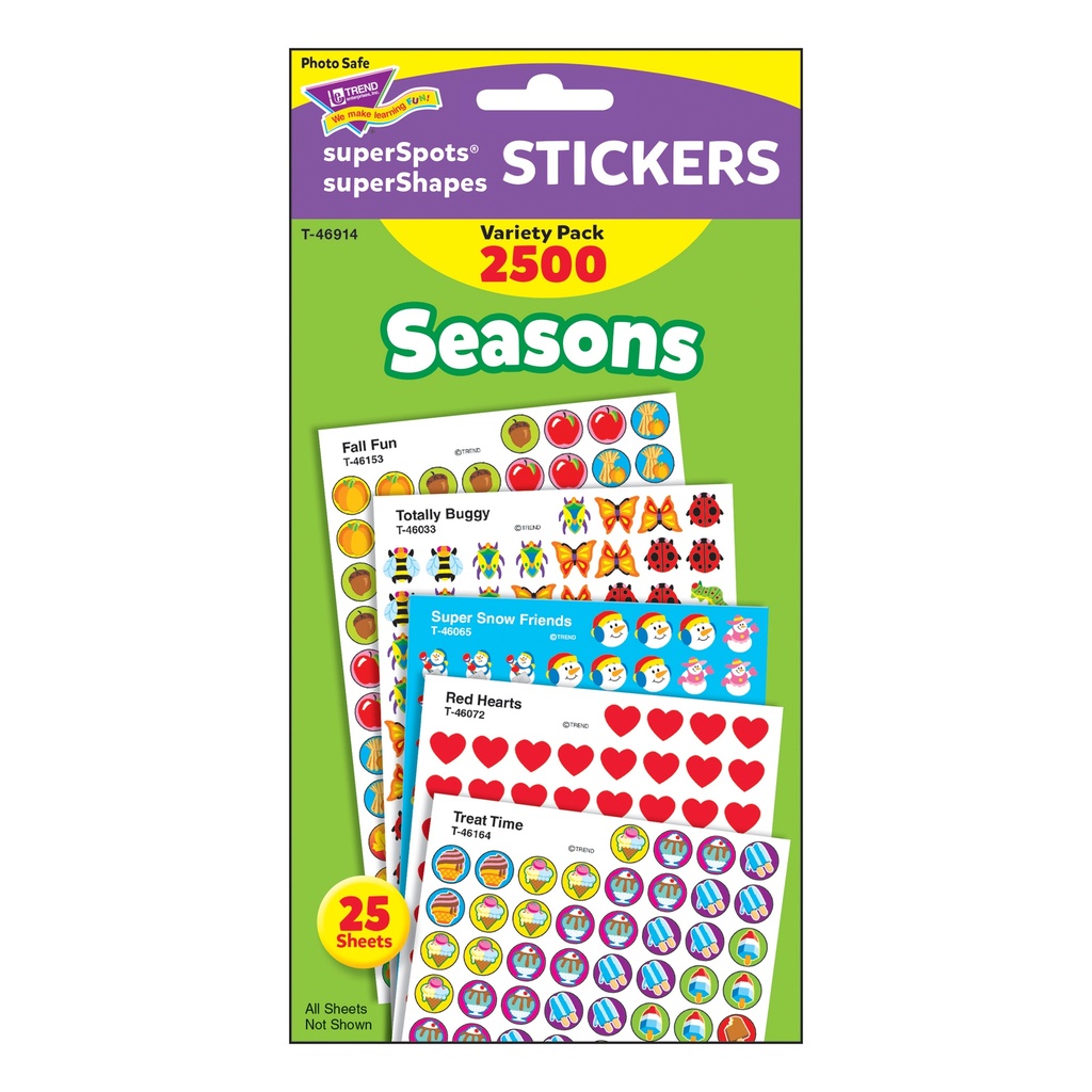Seasons Superspot Stickers
