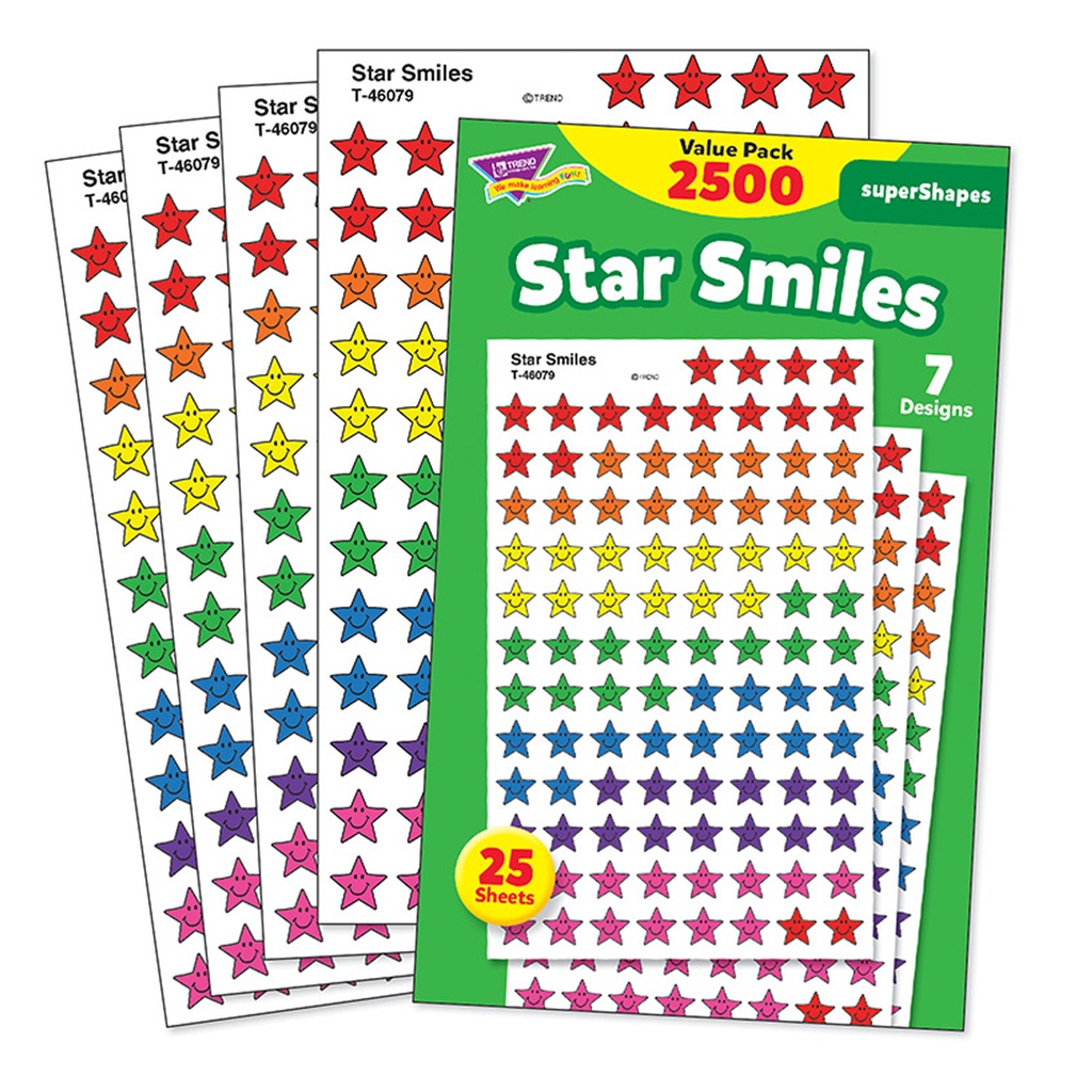 Star Smiles Superspot Stickers