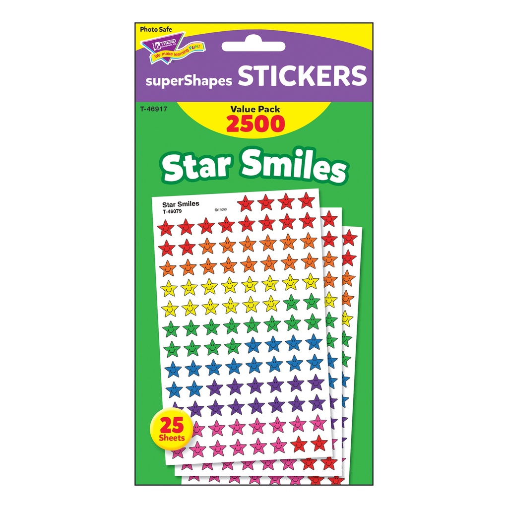 Star Smiles Superspot Stickers