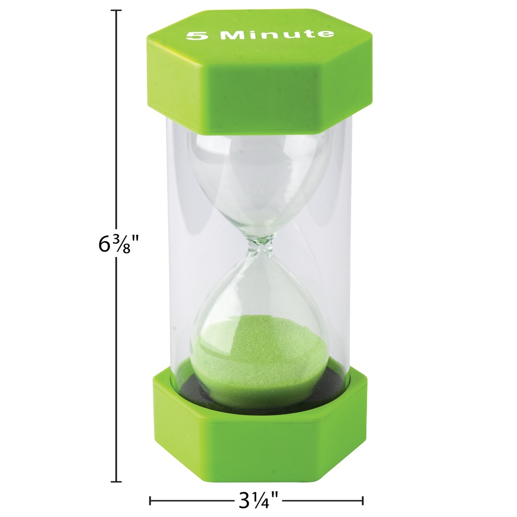 Large Five Minute Sand Timer