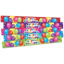10ct Happy Birthday Balloons Slap Bracelets