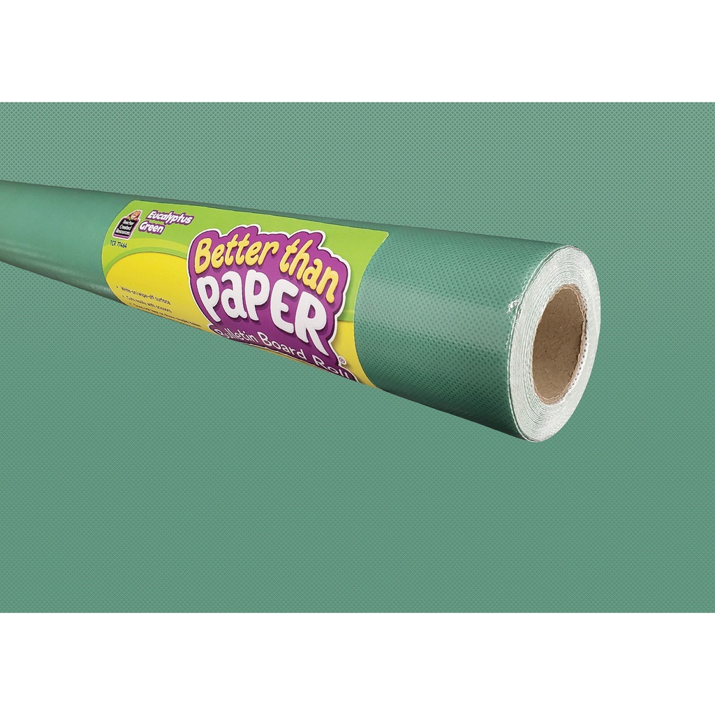 Better Than Paper® Eucalyptus Green Bulletin Board Roll Pack of 4