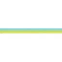 35' Aqua and Lime Color Wash Straight Border Trim