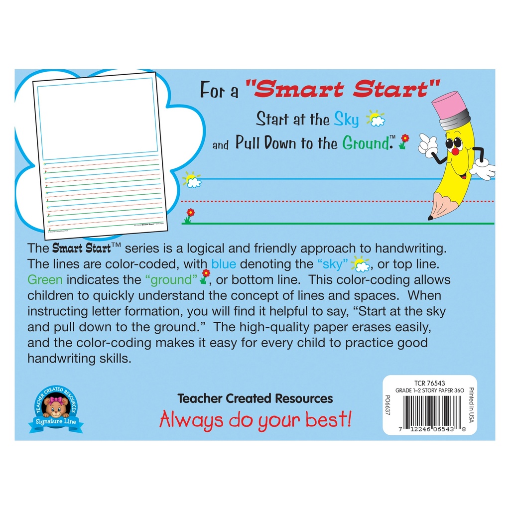 Smart Start Gr 1 to 2 Story Paper 360 sheets