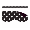 Black Polka Dots Magnetic Border