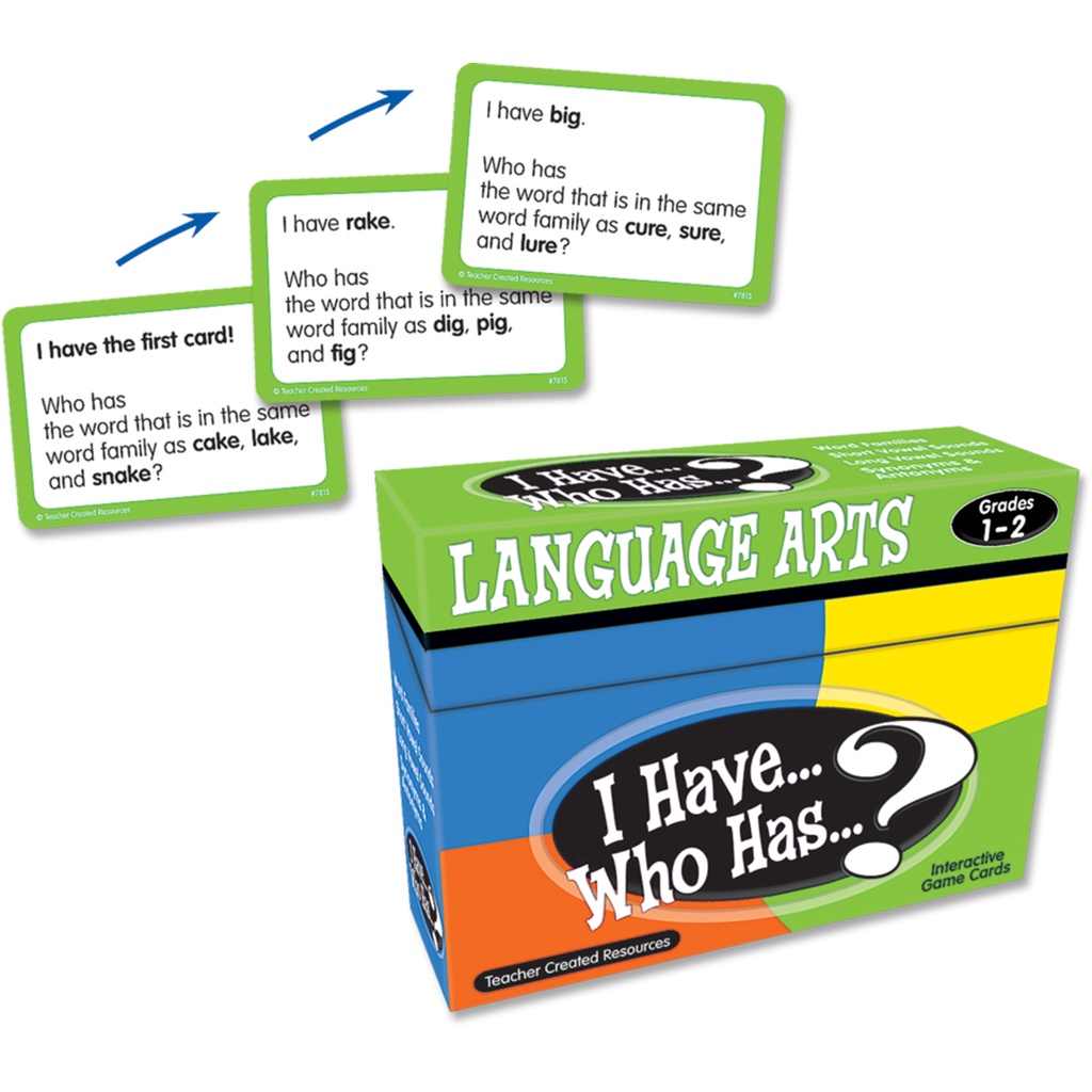 Gr 1-2 I have Who Has Language Arts Games