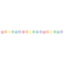 35' Pastel Pop Stars Die-Cut Border Trim