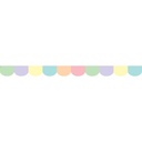 35' Pastel Pop Scalloped Border Trim