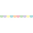 35' Pastel Pop Scalloped Border Trim