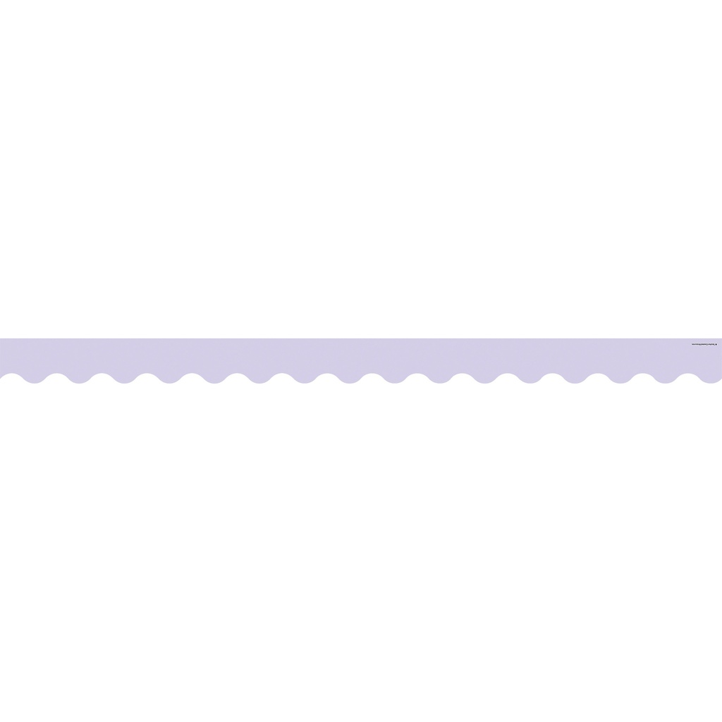 35' Lavender Scalloped Border Trim