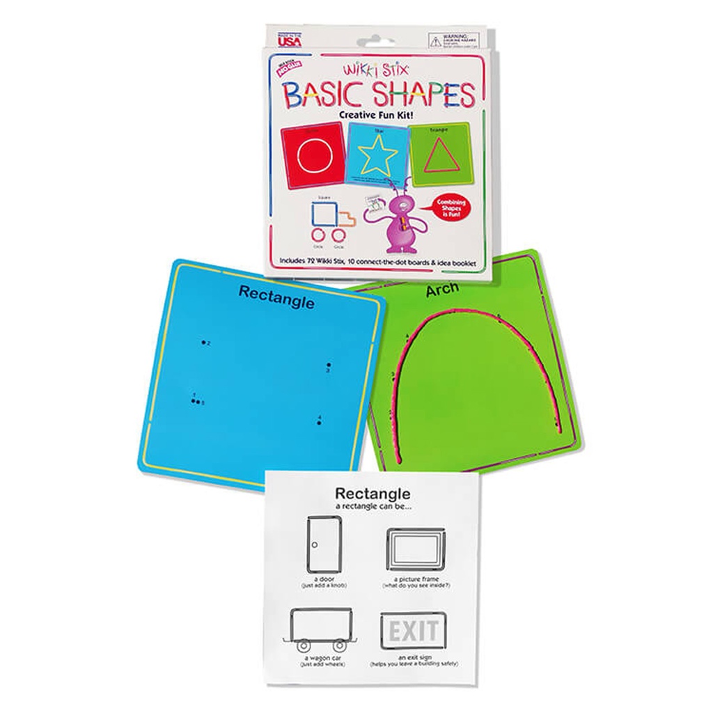 Wikki Stix® Basic Shapes Cards