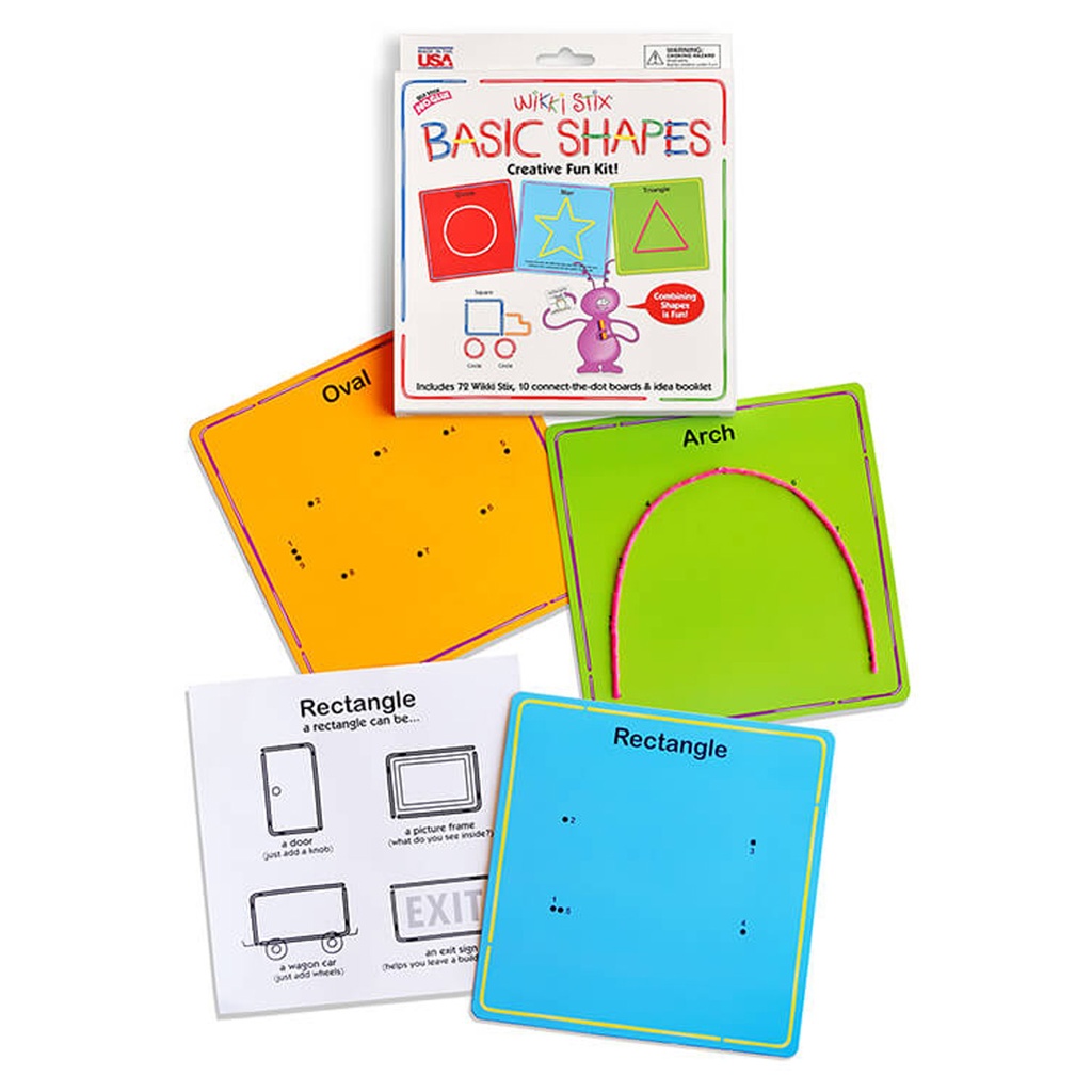 Wikki Stix® Basic Shapes Cards