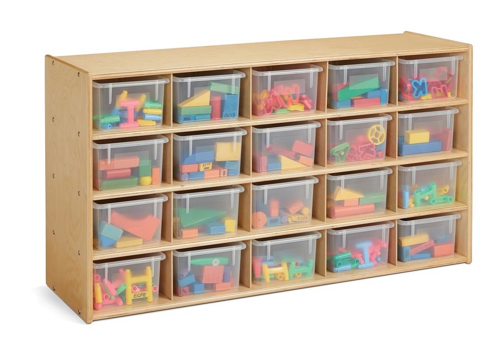 Young Time 20 Cubbie Tray Storage