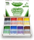 Crayola 200ct Conical Washable Marker Classpack