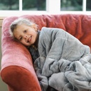 65" x 45" Soft Fleece Weighted 10lb Medium Sensory Blanket for Kids