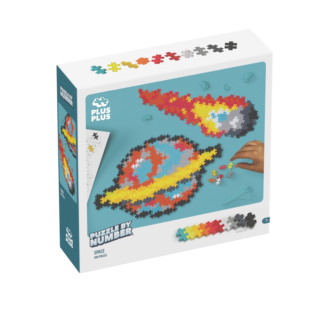 Plus-Plus Puzzle By Number® 500 Piece Space