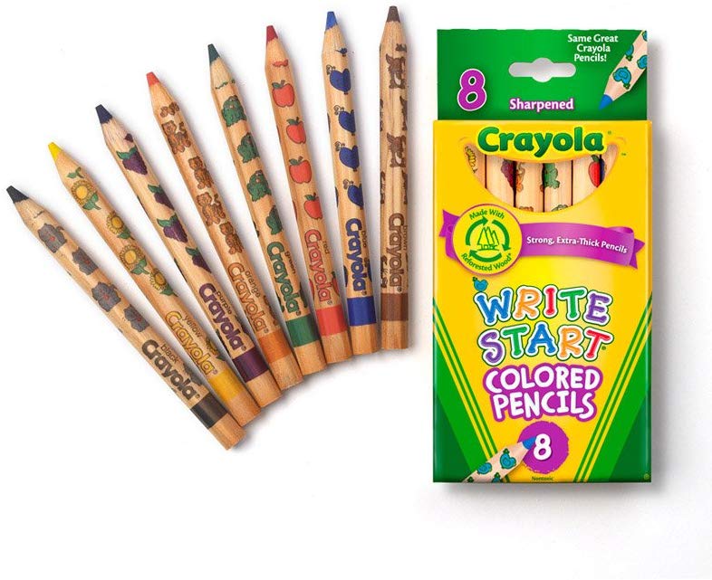 Crayola 8ct Write Start Colored Pencils