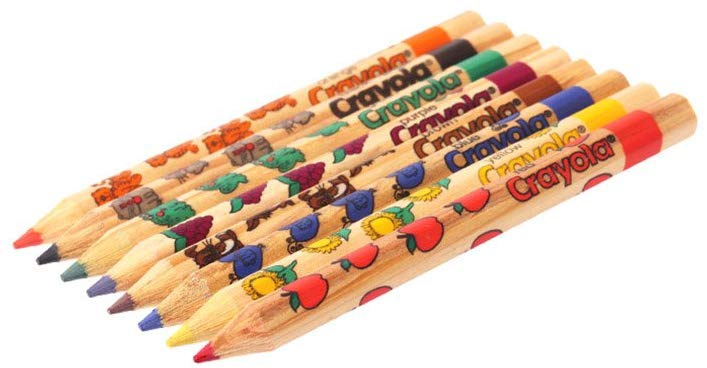 Crayola 8ct Write Start Colored Pencils