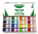 Crayola 256ct 16 Color Broad Line Marker Classpack