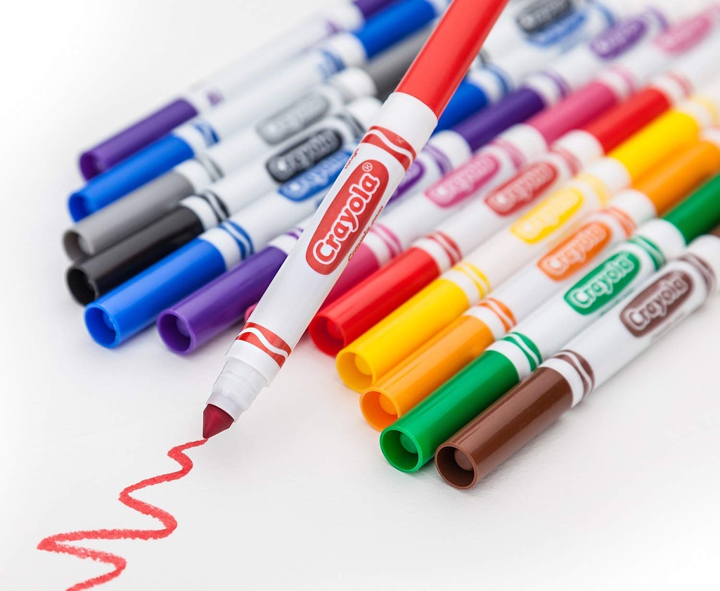 Crayola 256ct 16 Color Broad Line Marker Classpack