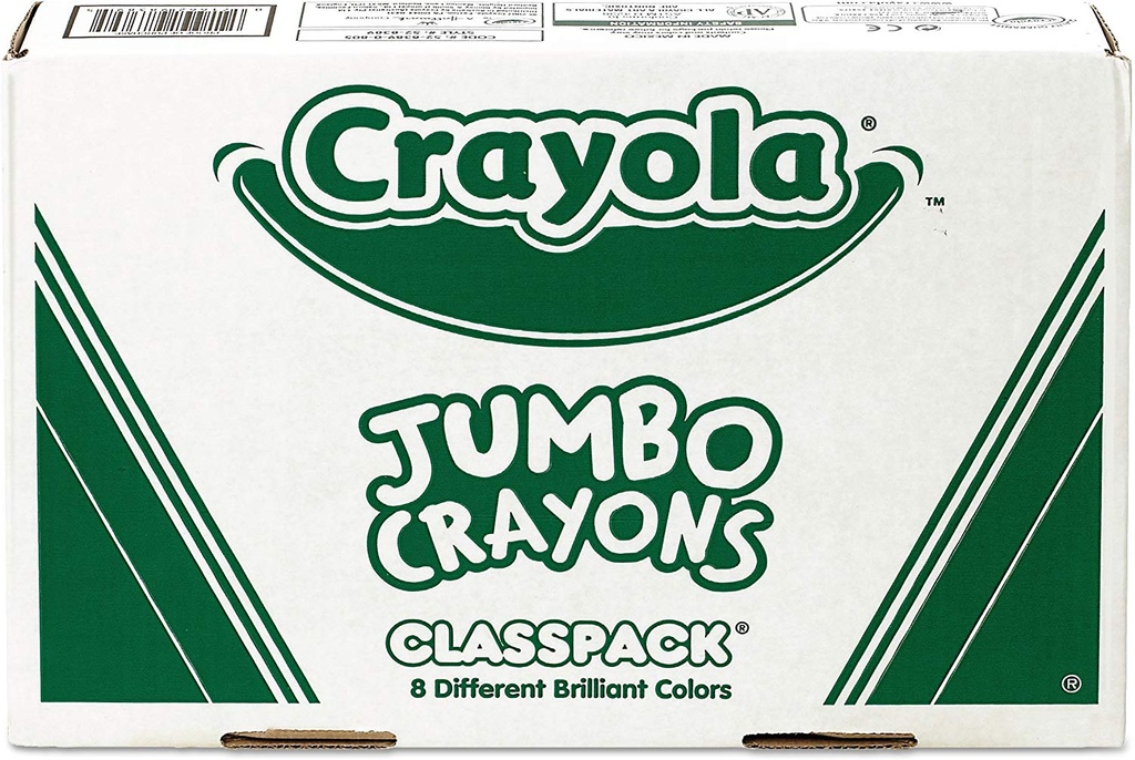 Crayola Jumbo Classpack Crayon, Assorted - 200 count