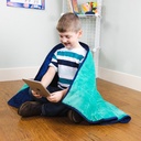 56" x 36" Soft Fleece Weighted 7lb Small Sensory Blanket for Kids 