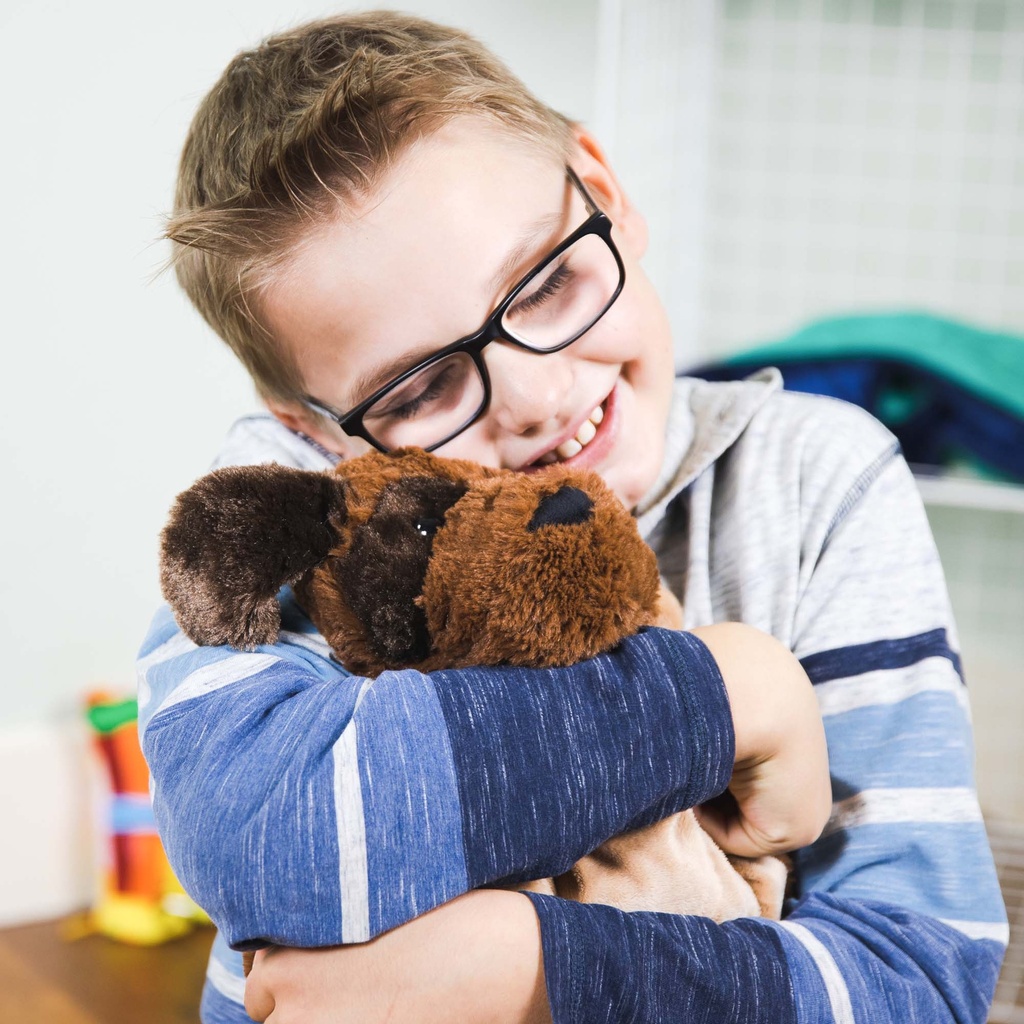 Washable Sensory Plush Puppy Lap Pad 