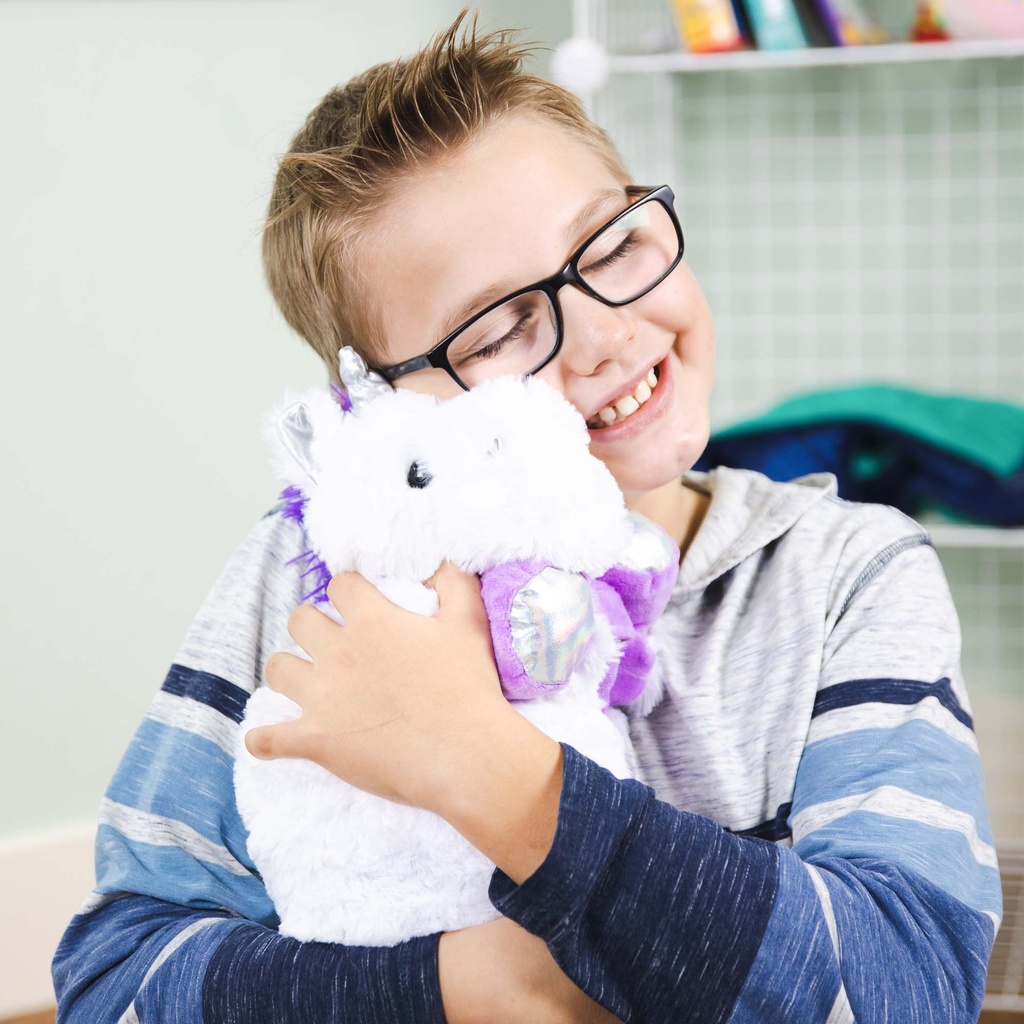 Washable Sensory Plush Unicorn Lap Pad